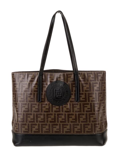 gonna fendi zucca|fendi zucca shopper tote.